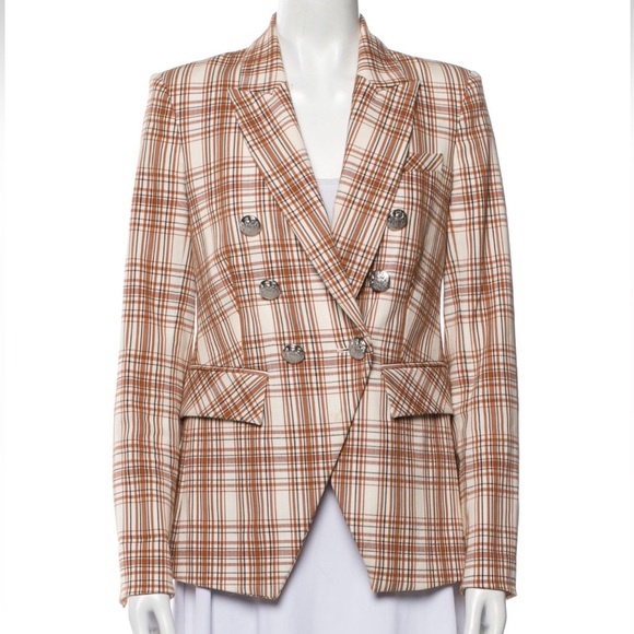 Veronica Beard Jackets & Blazers - Veronica Beard Blazer Orange Plaid